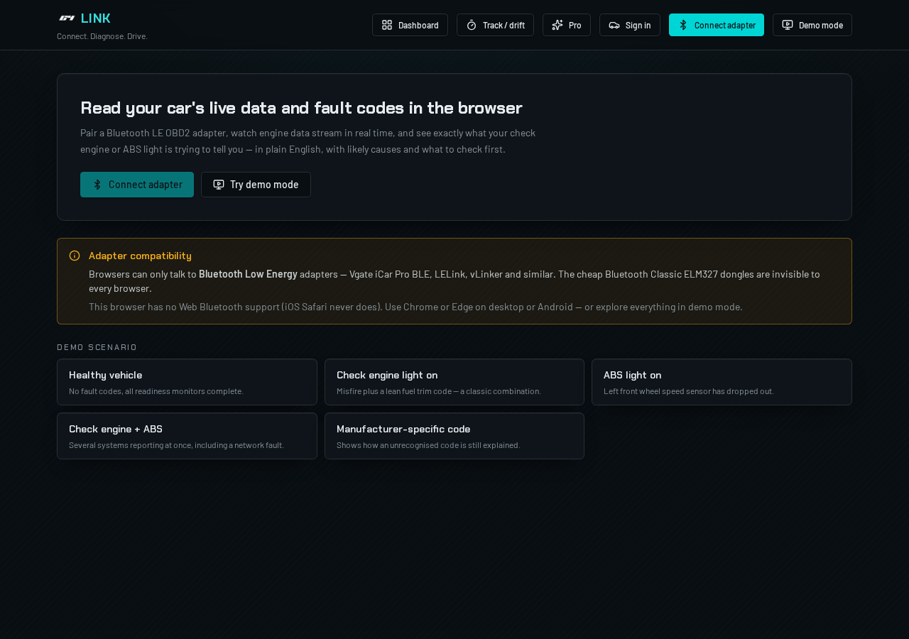 C4 Link — Dashboard