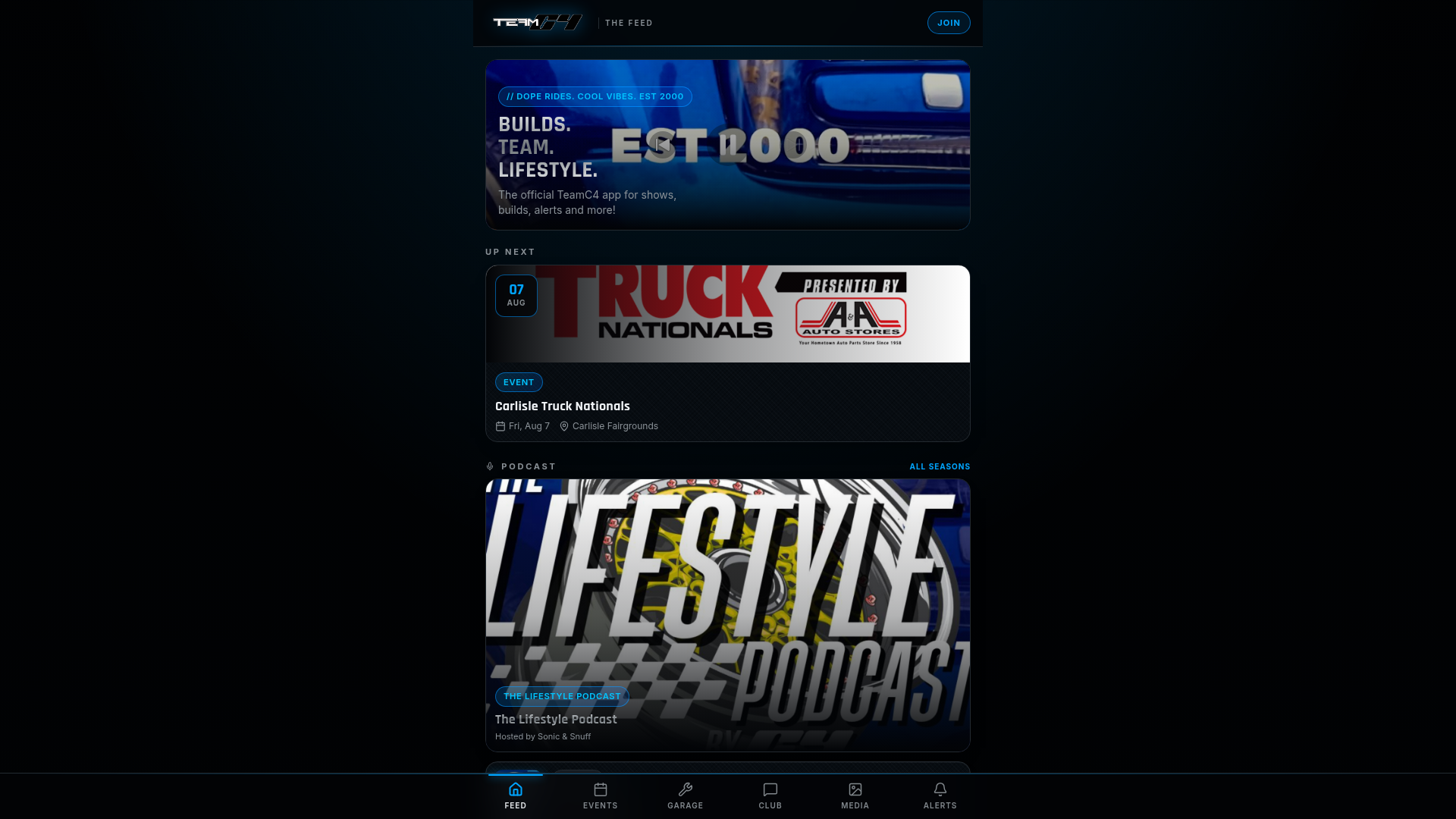 TeamC4 — Home Feed