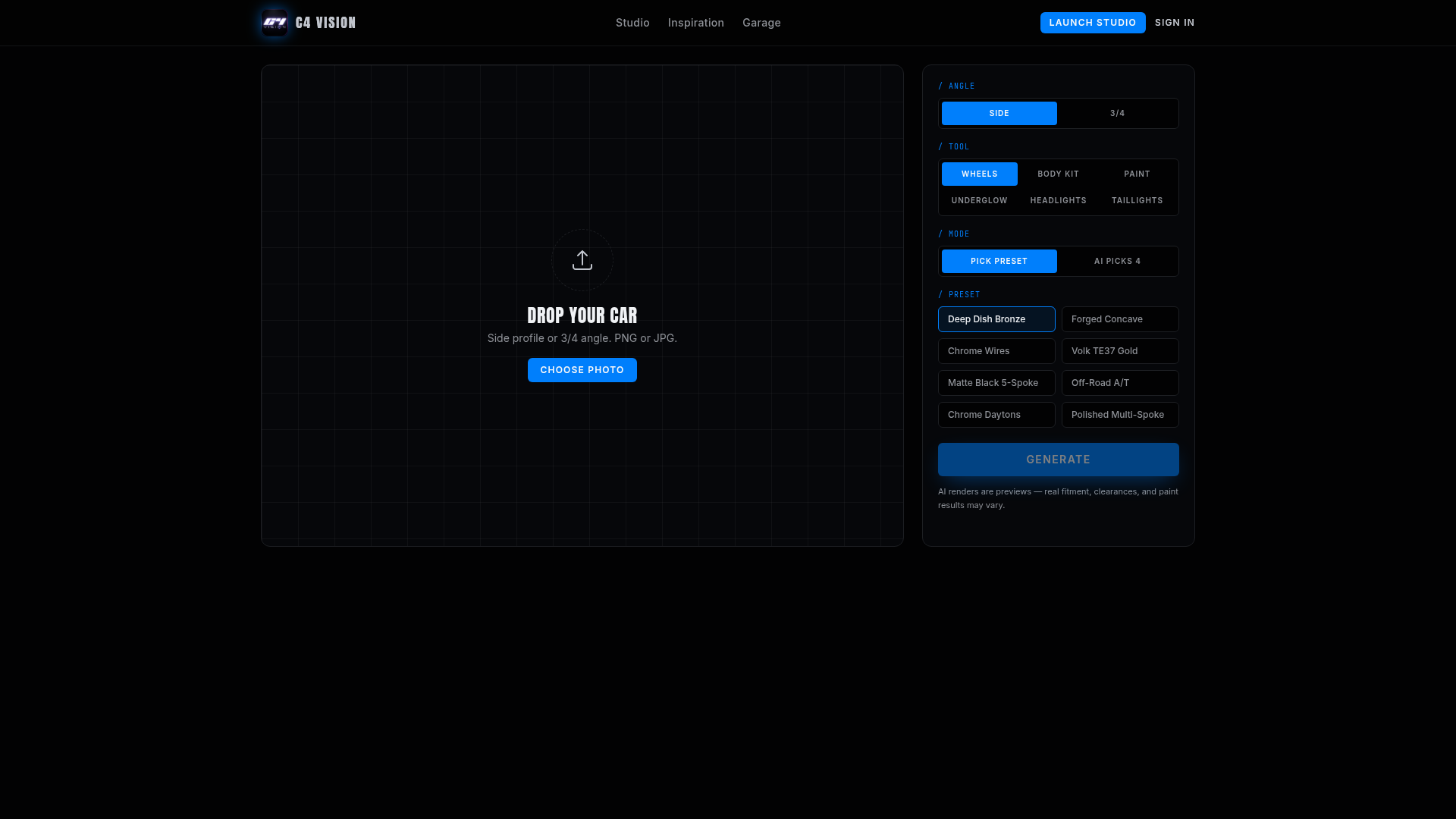 C4 Vision AI — Studio